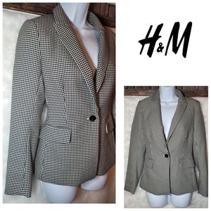 H & M Houndstooth Blazer